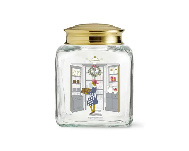 Holmegaard recipient cu capac Christmas Biscuit Jar