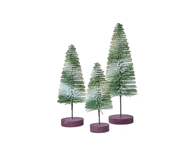 Rice pom de craciun decorativ 3-pack