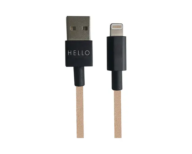Design Letters Cablu de incarcare USB-C Lightning 1 m