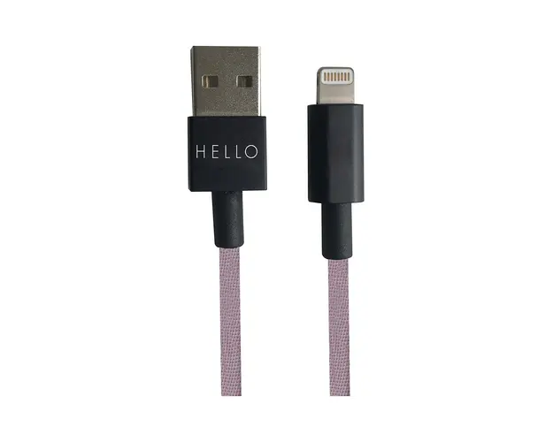 Design Letters Cablu de incarcare USB-C Lightning 1 m