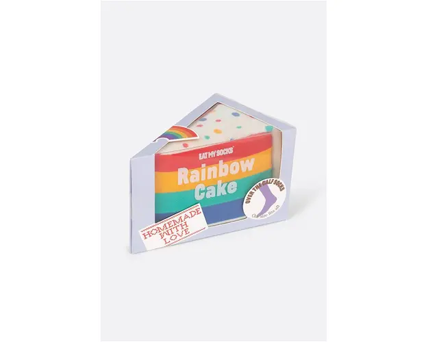Eat My Socks Sosete Rainbow Cake