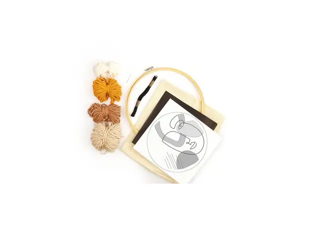 Graine Creative trusa de broderie Line Art
