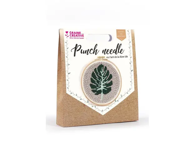 Graine Creative trusa de broderie Tropical Leaf