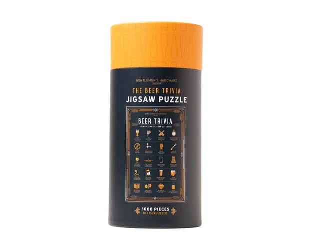 Gentelmen's Hardware puzzle intr-un tub Beer 1000 szt.