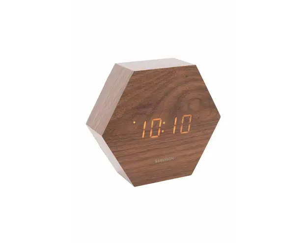 Karlsson ceas cu alarma LED Hexagon