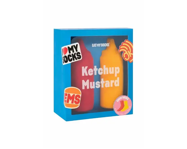 Eat My Socks sosete Ketchup & Mustard 2-pack