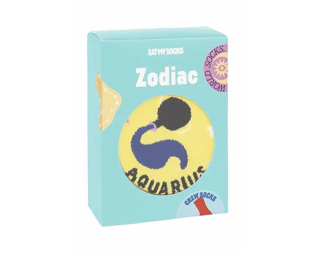 Eat My Socks sosete Zodiac Aquarius