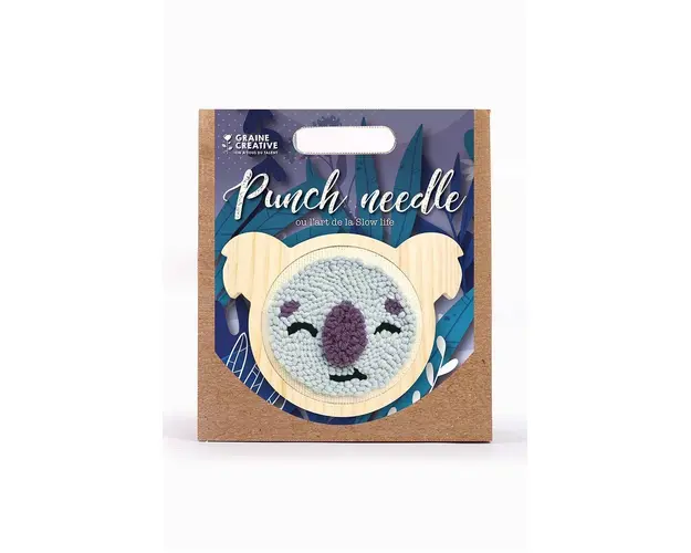 Graine Creative trusa de broderie Koala Punch Needle Kit