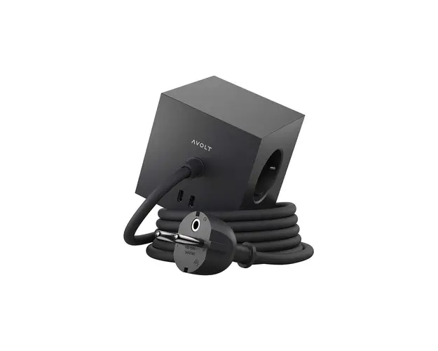 Avolt cub de incarcare magnetic Square 1, 2 x USB-C, 1,8 m