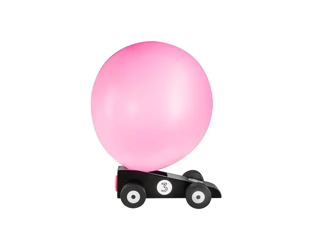 Donkey masina de jucarie cu balon Balloon Racer Blackstar