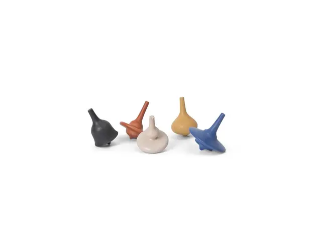 ferm LIVING jucarie titirez Spin Tops 5-pack