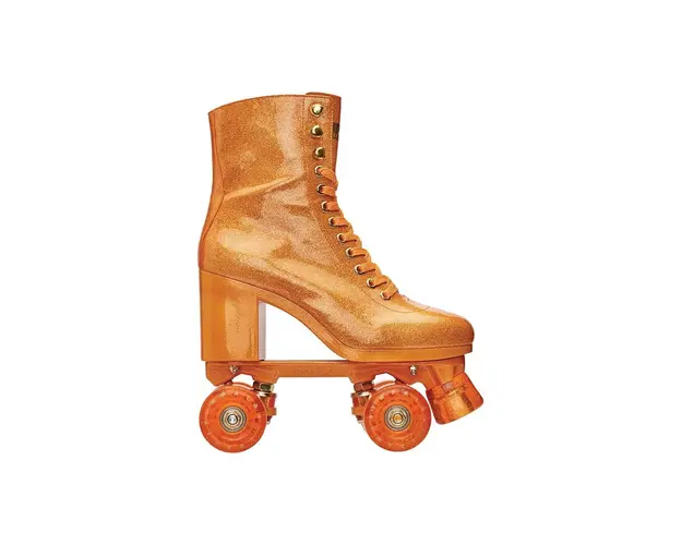 Impala role Sparkle Orange High Heel Rollerskates x Marawa
