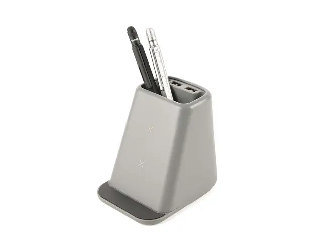 TROIKA statie de incarcare si organizator de birou 2 w 1 Fullstand