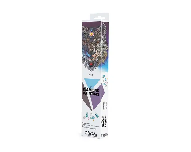 Graine Creative kit de bricolaj Diamond Painting Loup