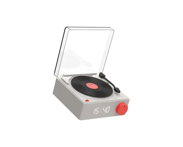 MOB boxa cu ceas deşteptator Gramofon