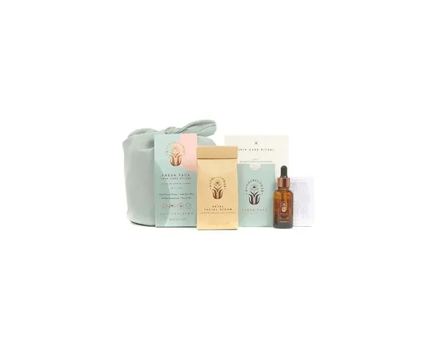 Wanderflower set de produse de ingrijire a pielii faciale Fresh Face Set 4-pack