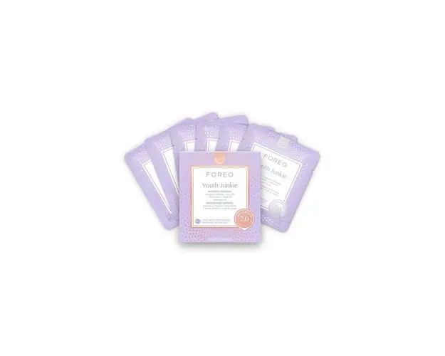 FOREO masca de fata anti-imbatranire activata ufo UFO Masks Youth Junkie 2.0 6-pack