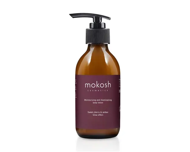 Mokosh lotiune de corp hidratanta si iluminatoare Czereśnia & Bursztyn 200 ml