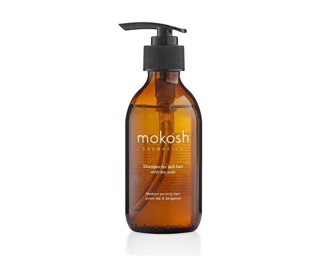 Mokosh sampon pentru parul tern cu varfuri uscate Zielona Herbata & Bergamotka 200 ml