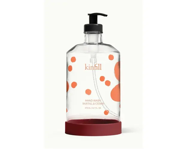 Kinfill gel de spalat pe maini Santal & Cedar 375 ml