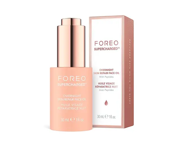 FOREO ulei reparator pentru fata pe timp de noapte SUPERCHARGED Overnight Skin Repair Face Oil 30mL