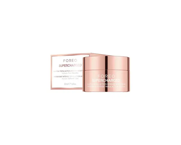 FOREO crema de noapte cu hidratare intensa SUPERCHARGED™ HA+PGA Triple Action Intense Moisturizer 50 ml
