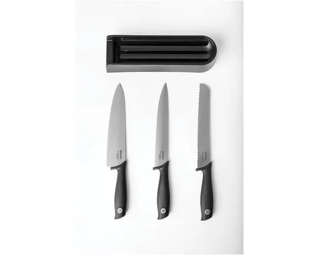 Brabantia set de cutite cu un organizator (3-pack)