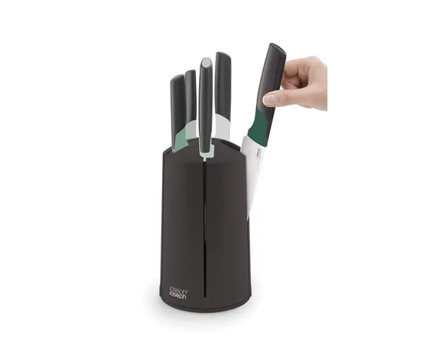 Joseph Joseph set de cutite cu un organizator Elevate Sage (6-pack)