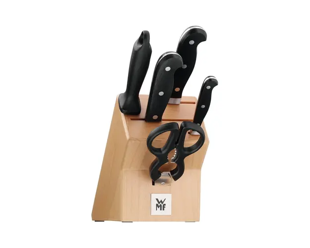WMF set de cutite cu ascutitor si foarfece Spitzenklasse Plus (6-pack)