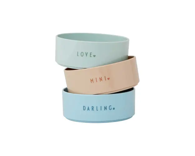 Design Letters set de boluri Mini favourite bowl set 3-pack