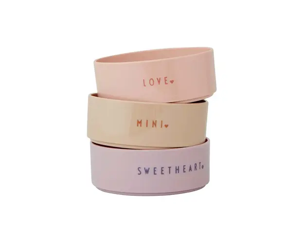 Design Letters set de boluri Mini favourite bowl set 3-pack