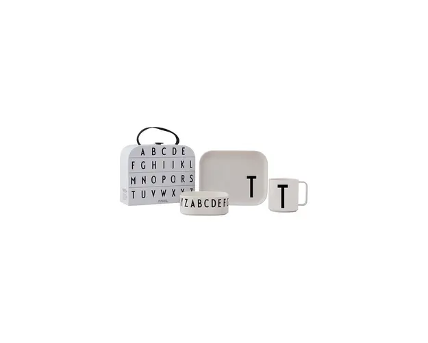 Design Letters set de mic dejun pentru copii Classics in a suitcase T