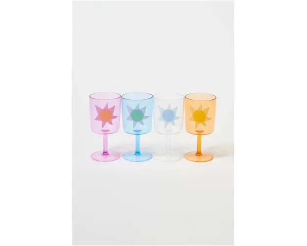 SunnyLife set de pahare de vin Utopia Multi 4-pack