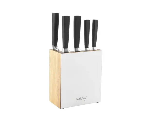 Vialli Design set de cutite cu un organizator