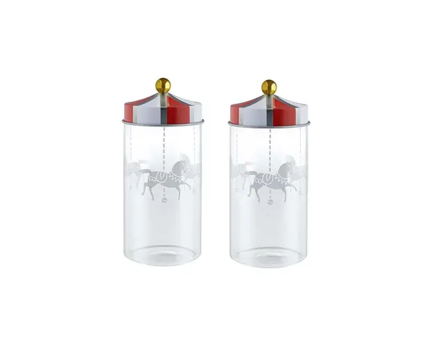 Alessi recipient cu capac Circus 2-pack