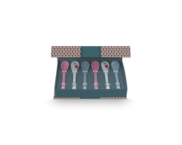 Pip Studio set de linguri Oriental Flower Festival 6-pack