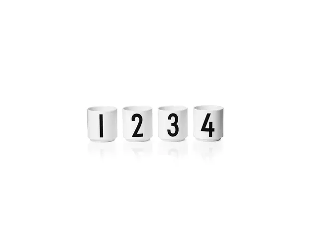 Design Letters set de cesti Mini Cups 4-pack
