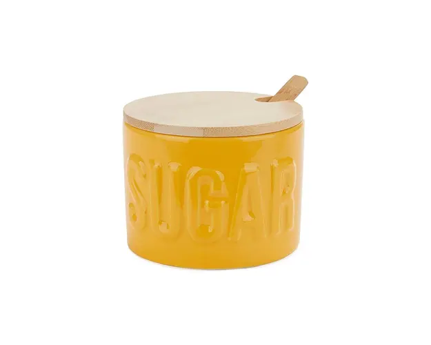 Balvi vas de zahar cu o lingura