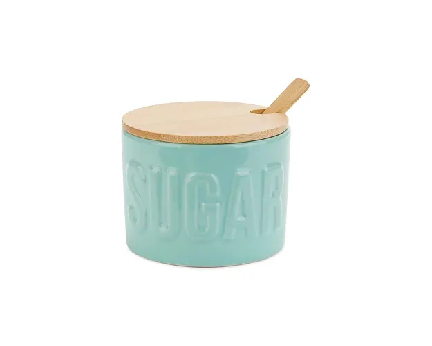 Balvi vas de zahar cu o lingura