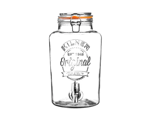 Kilner dozator de apa cu capac si robinet 5 L