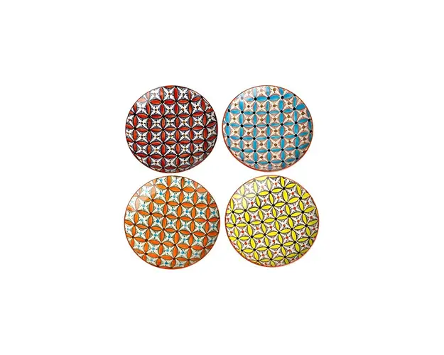 Pols Potten un set de farfurii Hippy 4-pack