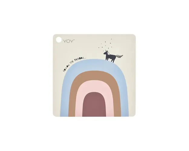OYOY suport decorativ pentru farfurie Follow The Rainbow