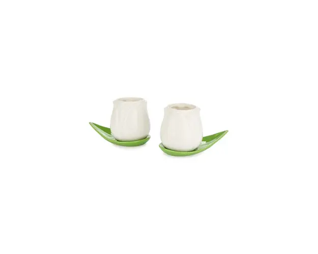 Balvi set de cesti si farfurioare Tulip 100 ml 2-pack