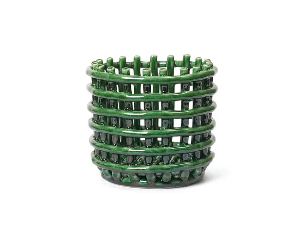 ferm LIVING cos decorativ Ceramic Basket S