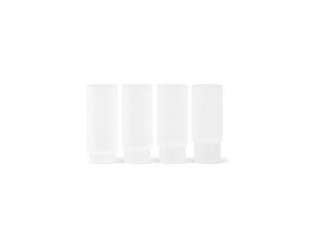 ferm LIVING set de pahare pentru bauturi Ripple Long Drink Glasses 300 ml 4-pack