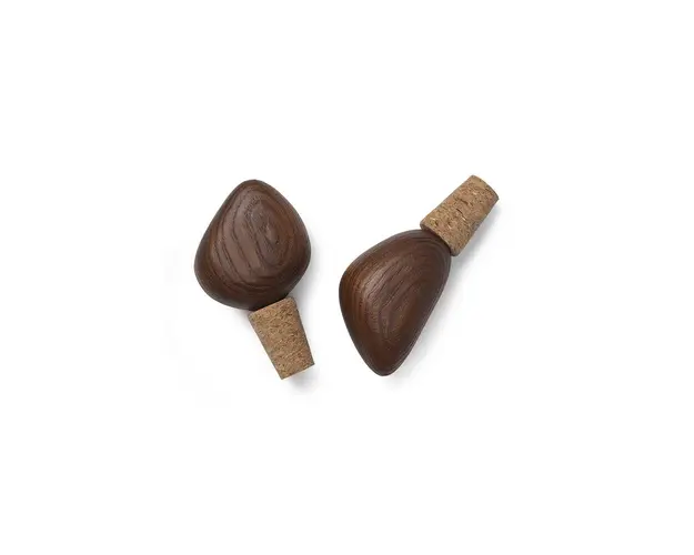 ferm LIVING pluta de vin Cairn Wine Stoppers 2-pack