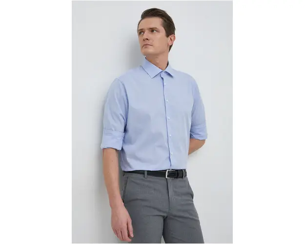 Seidensticker camasa din bumbac barbati, cu guler clasic, slim