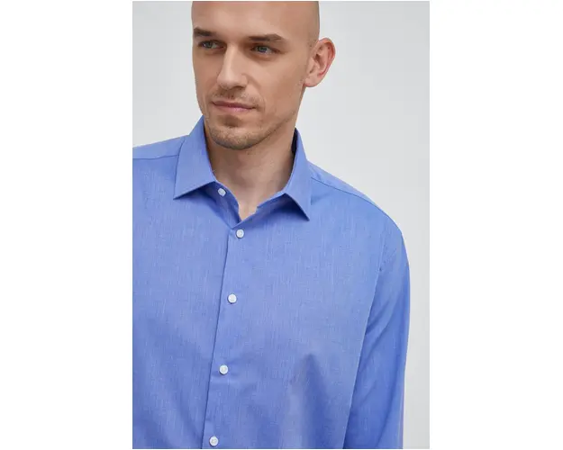 Seidensticker camasa din bumbac barbati, cu guler clasic, slim