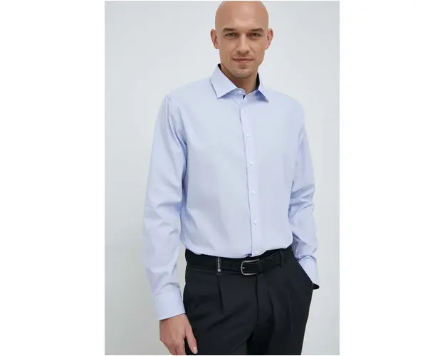 Seidensticker camasa din bumbac barbati, cu guler clasic, slim