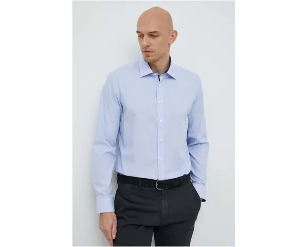 Seidensticker camasa din bumbac barbati, cu guler clasic, slim